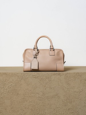 LOEWE ロエベ アマソナ28 アイボリー シルバー金具 ハンドバッグ 2wayバッグ