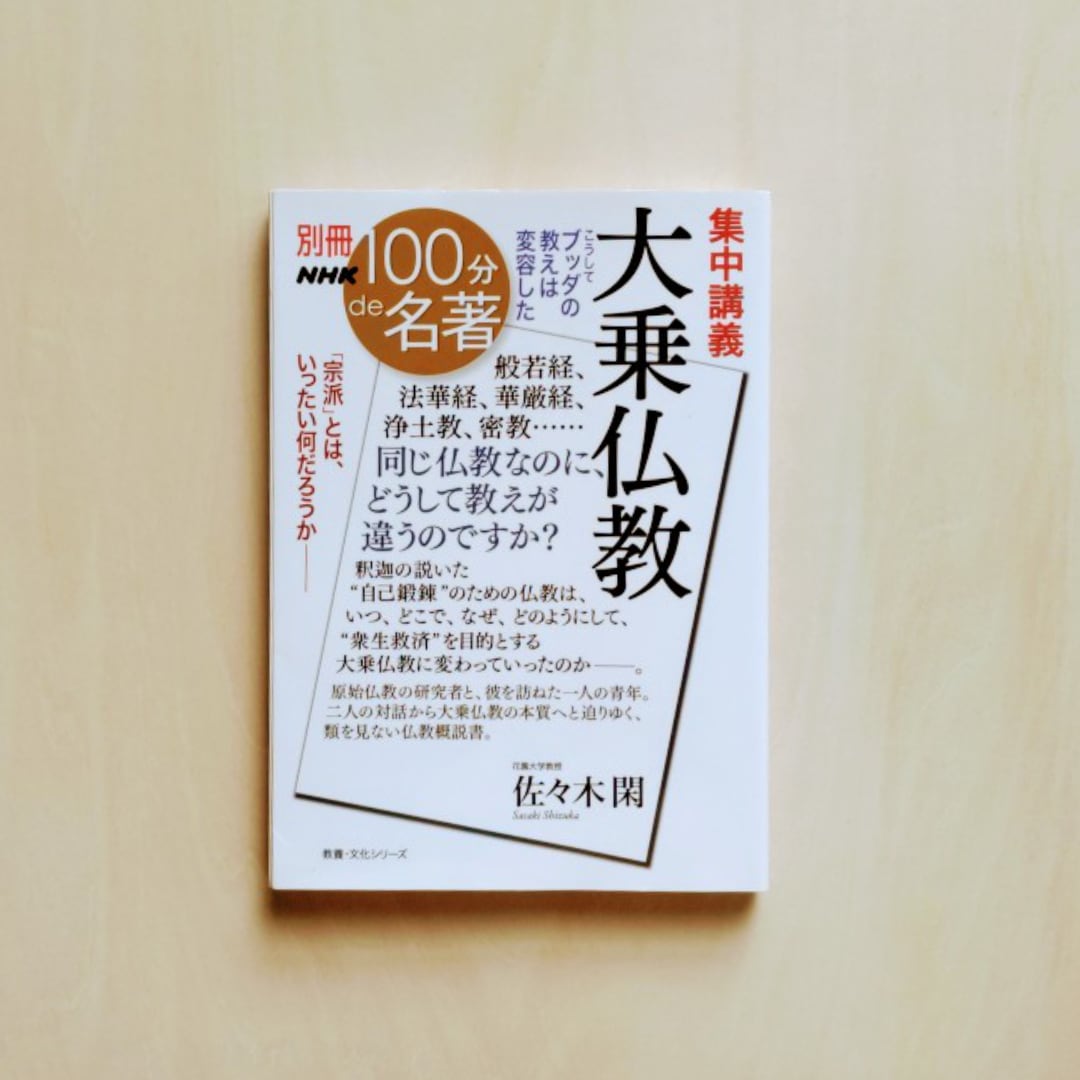 別冊100分de名著 集中講義 大乗仏教 こうしてブッダの教えは変容した / 佐々木閑