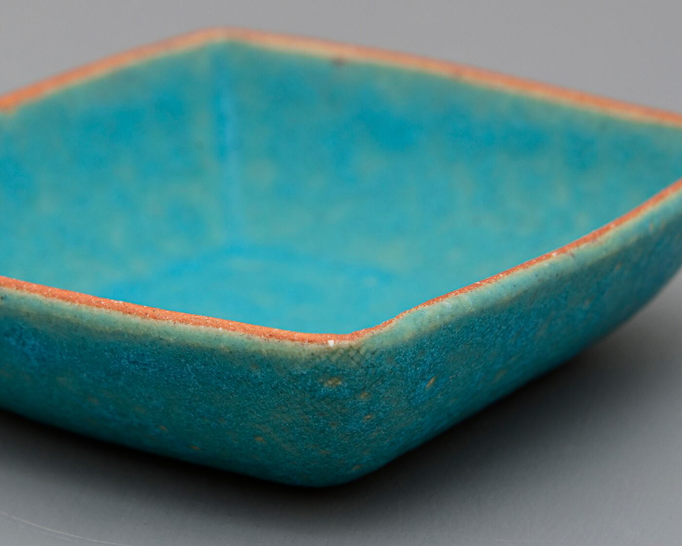 四角小鉢／トルコ青UTSUWA