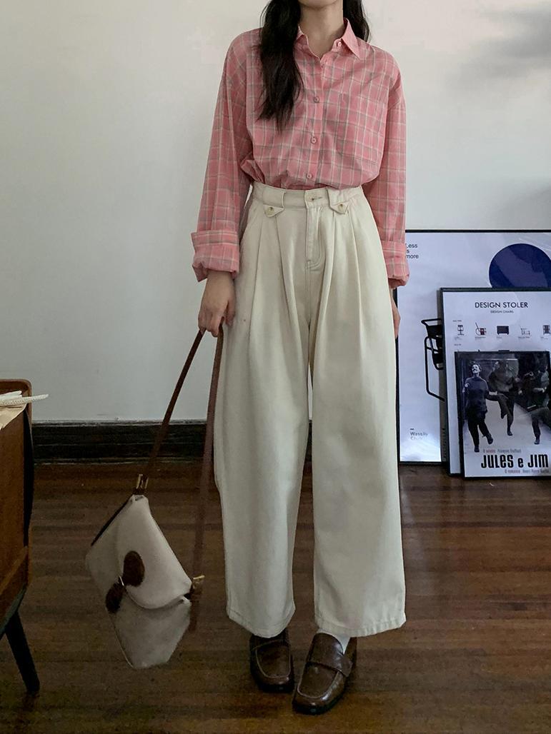 doublet グレー プリント入り ストレートパンツ doublet グレー プリント入り ストレートパンツ