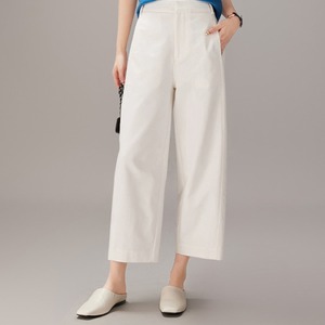 ワイドレッグクロップドパンツ 3color W00374