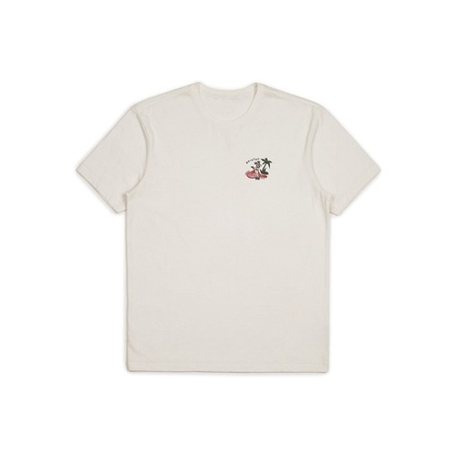 BRIXTON #CHA-CHA S/S PREMIUM TEE WHITE