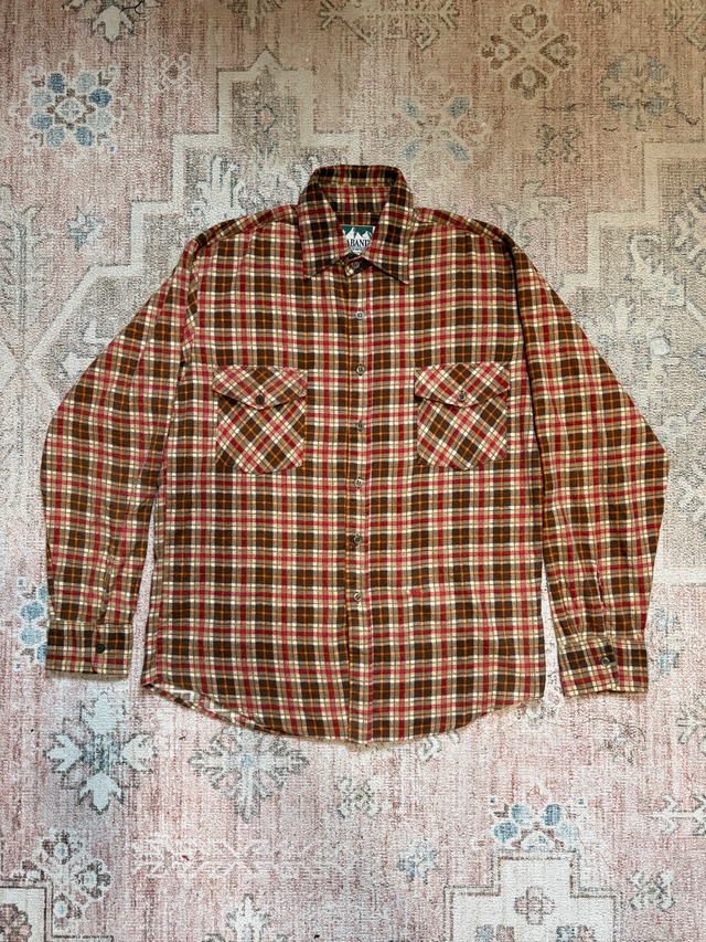 80〜90s / HABAND / print flannel