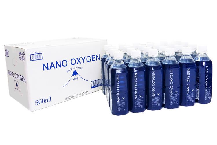 飲料水】NANO OXYGEN（ナノオキシジェン）：500ml 24本入／1箱