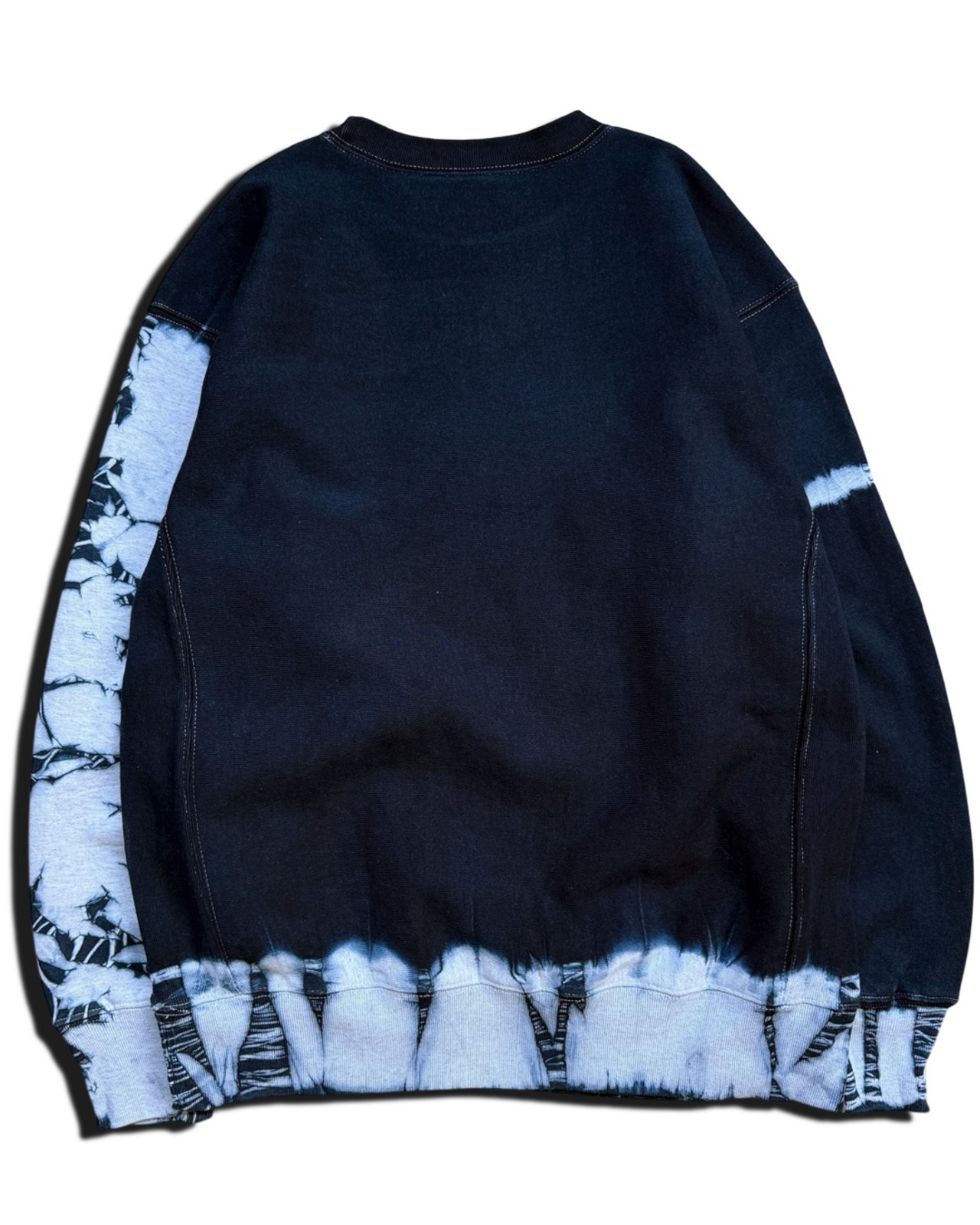 【数量限定販売】裏起毛藍染めタイダイトレーナー 引き潮