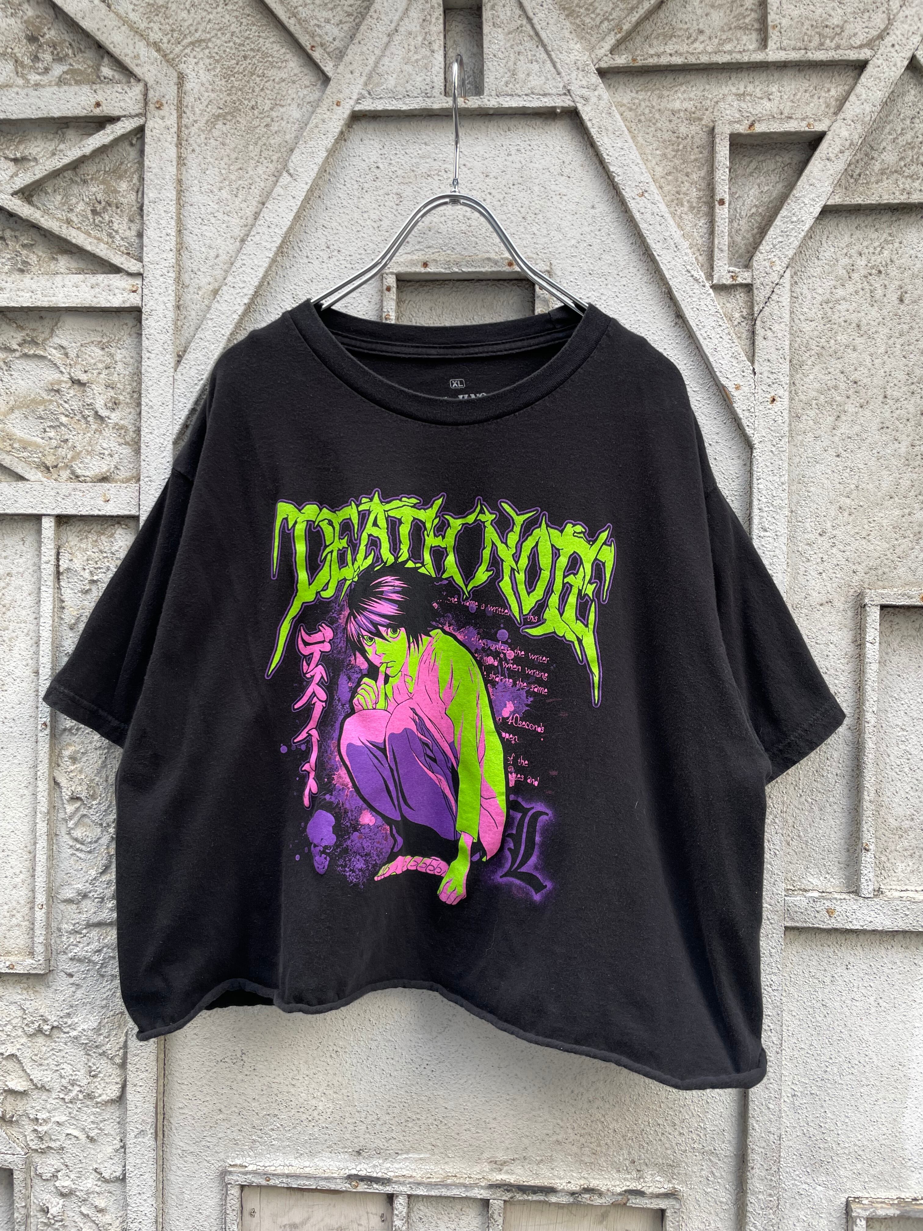"DEATH NOTE" cut off print tee