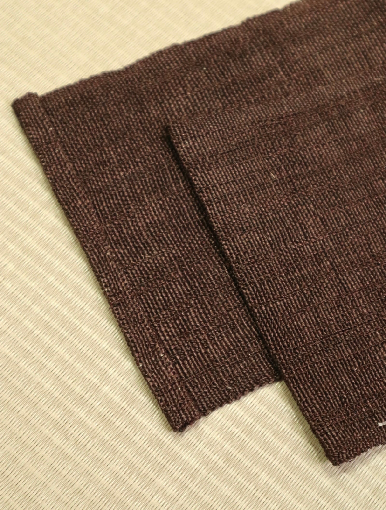 葛布 半幅帯 黒鳶色 | きもののここち 透佳