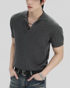 Sculpt Fit Rib Knit Polo（80％/30％）