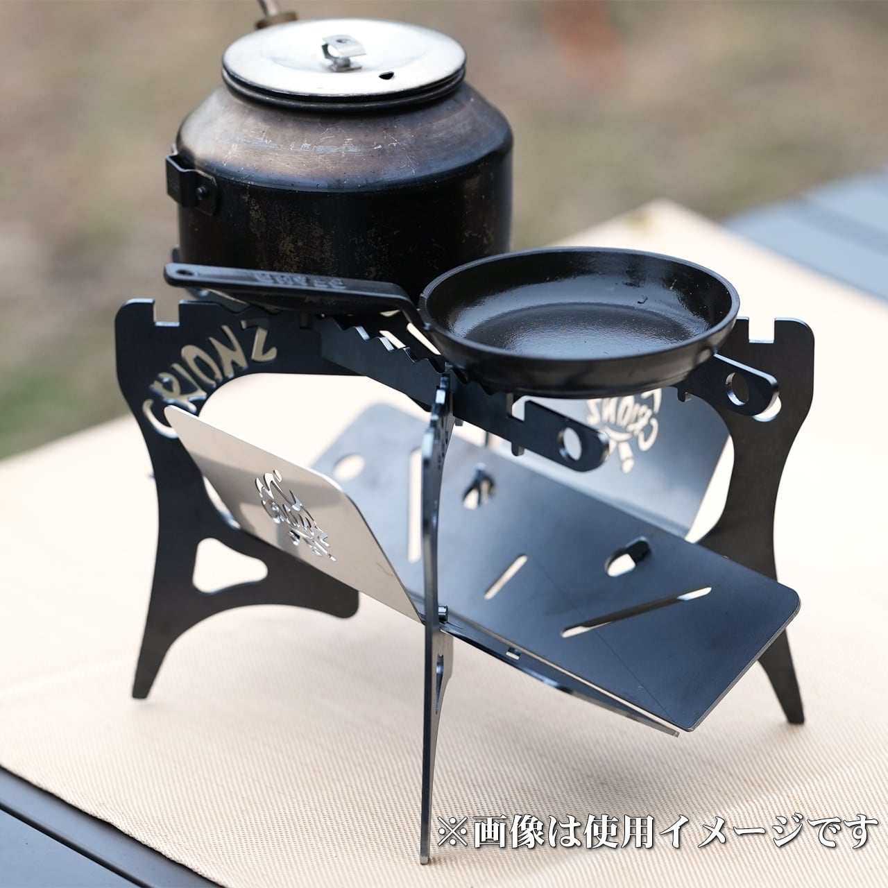 国際ブランド】 ☆限定☆ 焚火台 PG-078 Black S その他 - education