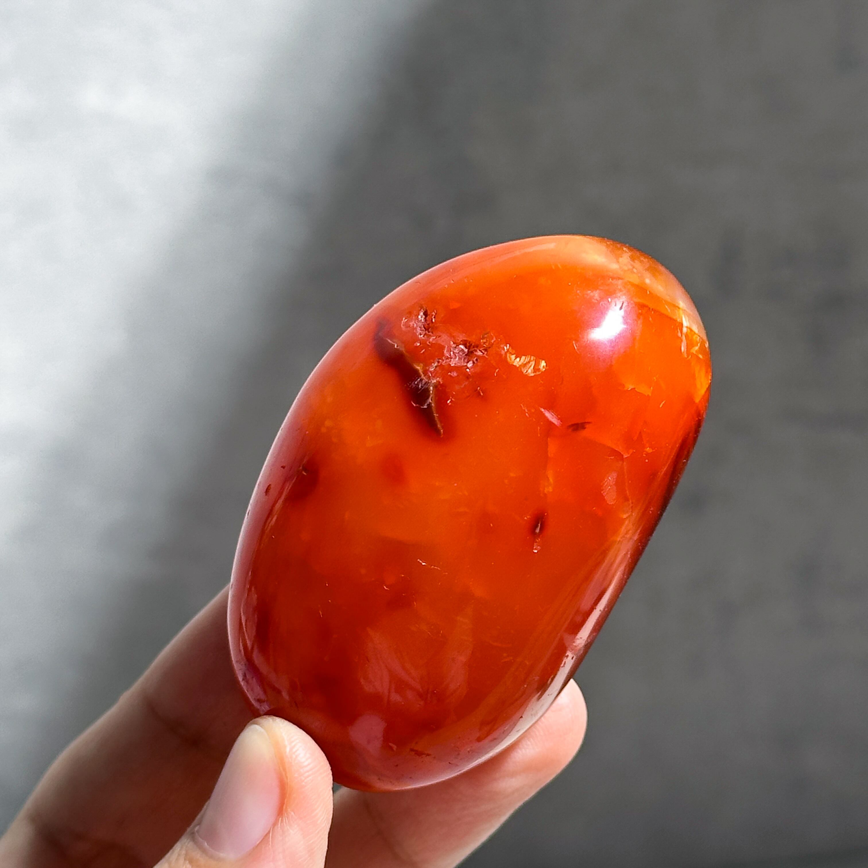 カーネリアン パーム 04♢ Carnelian ♢天然石・鉱物・パワーストーン