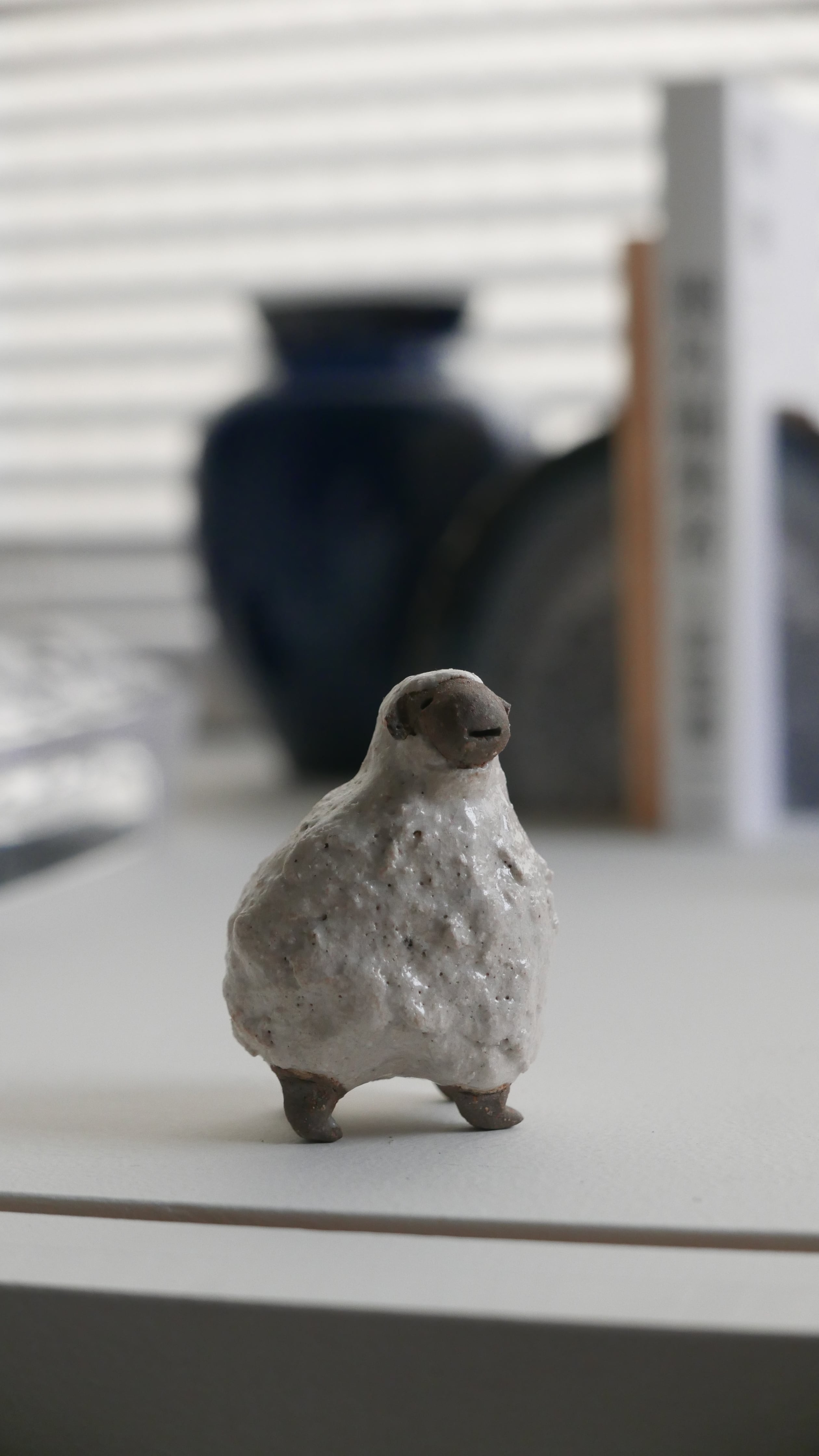 small pottery sheep