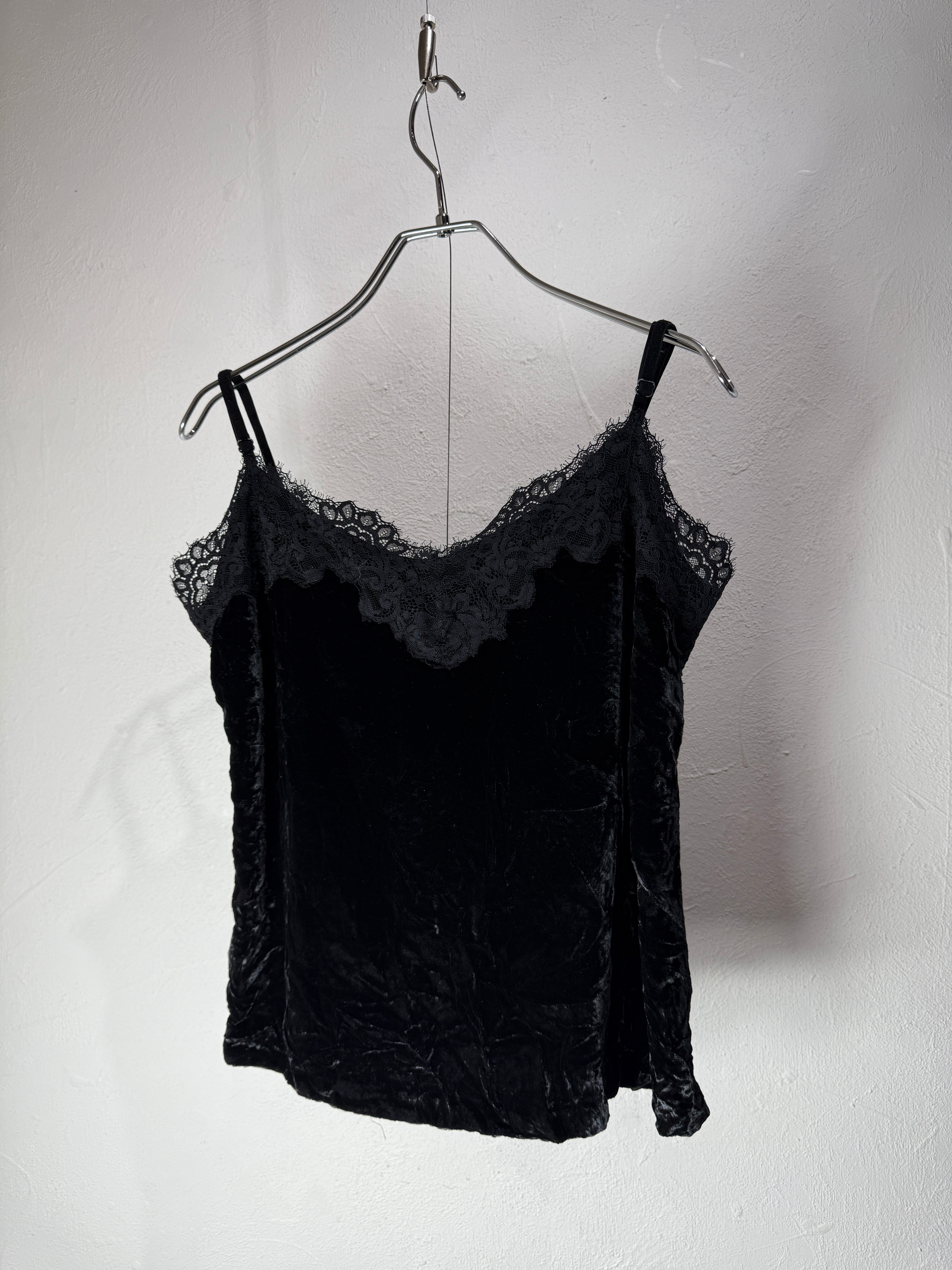90s Velvet Lingerie Camisole