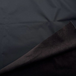 ★NY090◆2m◆ポリエステル100%マイクロフリースボンディング加工生地◆ブラック