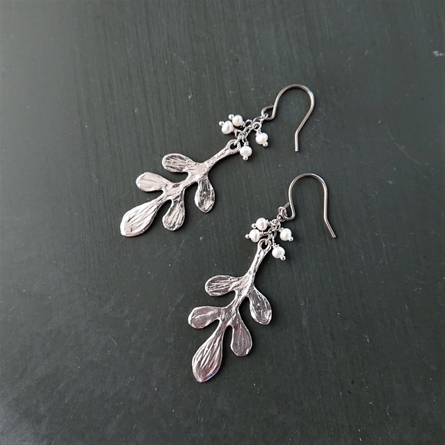 leaf pierce / earring  003