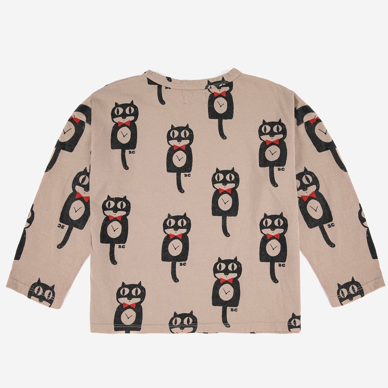 BOBO CHOSES / Cat O'Clock all over long sleeve T-shirt | HAKONIWA PRODUCTS  | ハコニワプロダクツ | おしゃれな海外子供服・キッズウェア・ベビー服の通販 powered by BASE