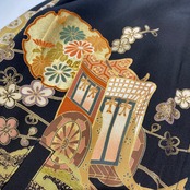【bomber57】再構築ボンバー Msize Kimono × indigo MIX BOMBER JACKET