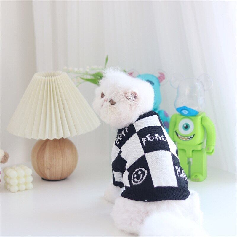 ☆【閉店セール全品半額】ブロックチェック柄ニット セーター ☆【閉店セール全品半額】ブロックチェック柄ニット セーター