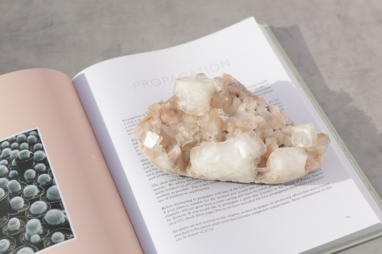 「華やぐ心」ピンクスティルバイト×アポフィライト | Pink Stilbite with Apophylite ◇ 天然石・鉱物・パワーストーン・原石 | st00170