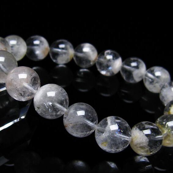 ファーデンクォーツ 水晶 ブレスレット 12mm 一点物 おまかせ便 111-22481