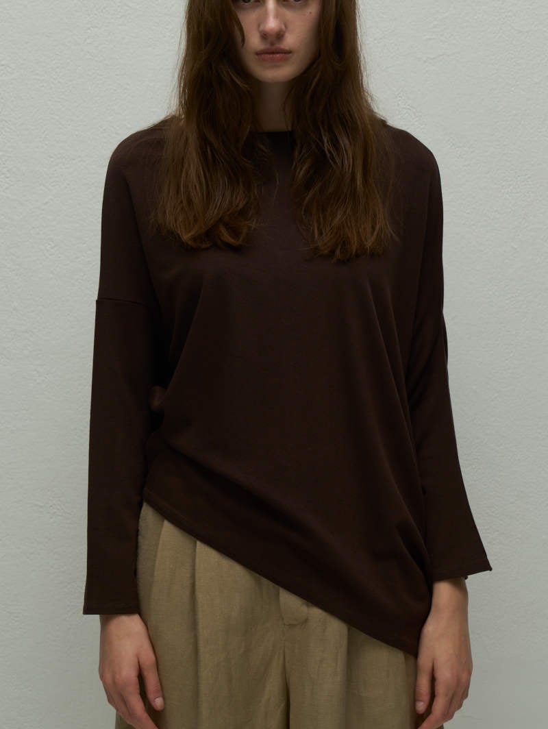 【再入荷】404. WYTE / ワイト comfortable laid back PO プルオーバー (ブラック/ブラウン) (11-40610)