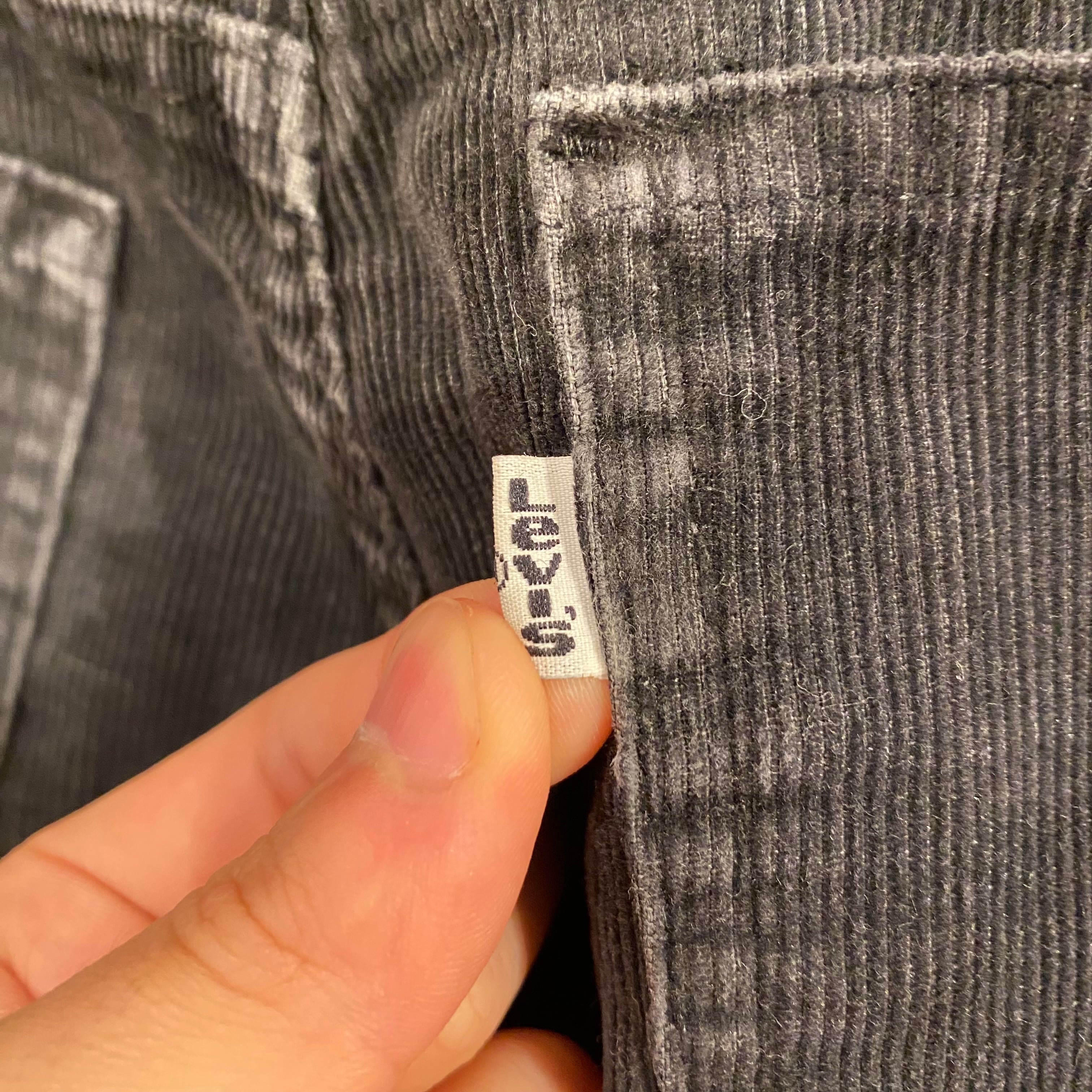 80s LEVI'S 519 CORDUROY BLACK (30x30) | BerBerJin / & BerBerJin