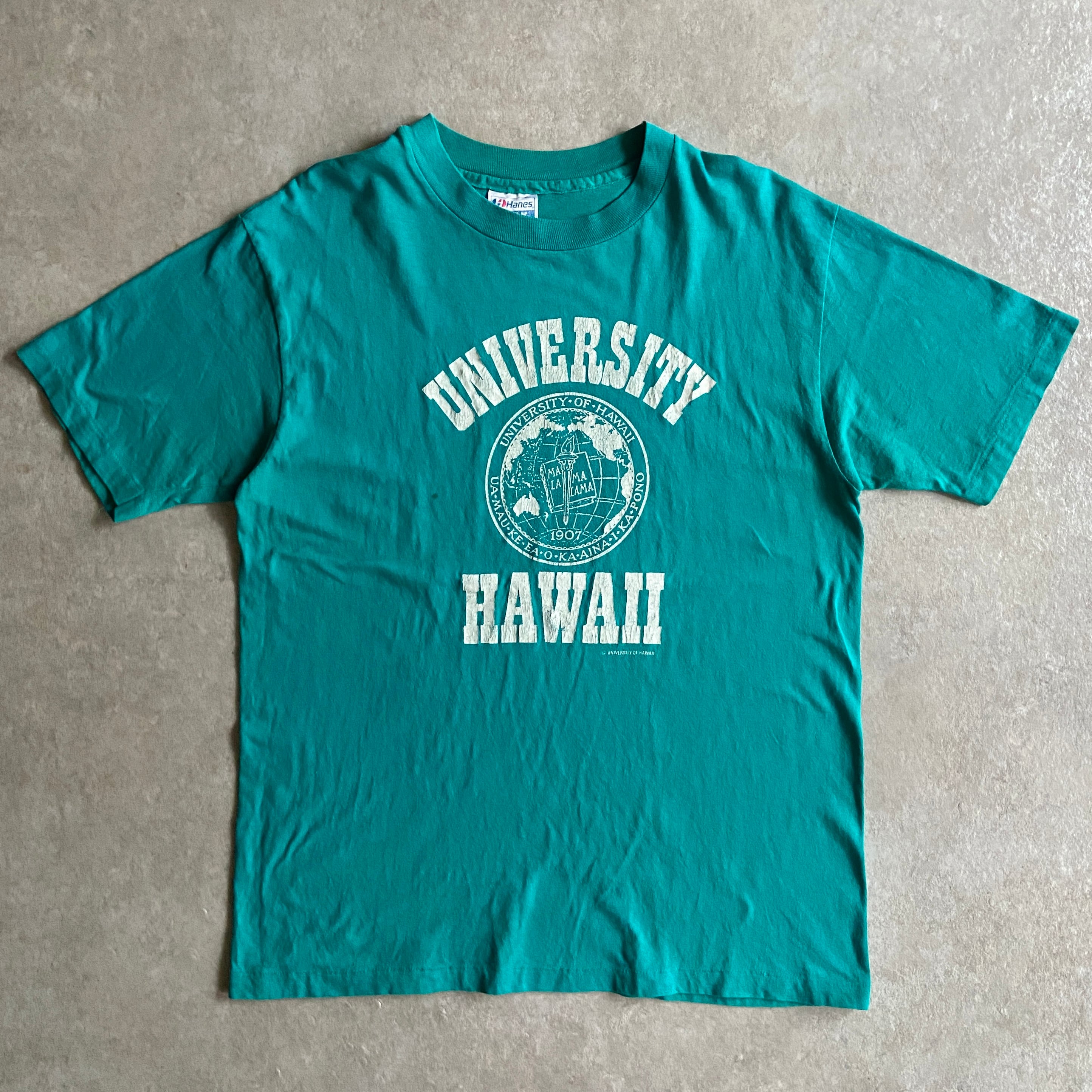 1990s Hanes "University Of Hawaii" Tee L Made in USA H088