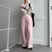 やわもち2wayバイカラーカフknit/エクリュ