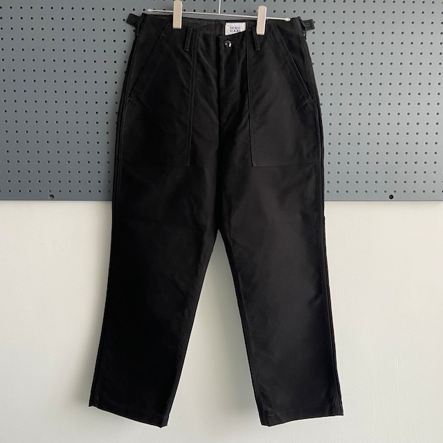 FATIGUE SLACKS / FP001 / UTILITY SLACKS / COTTON MOLESKIN - BLACK