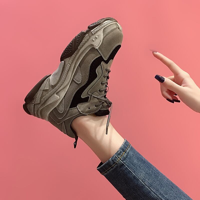 ブーツスタイルレッドカジュアルレース 靴 シューズ ラウンドトー フェイクシューズ5894372309