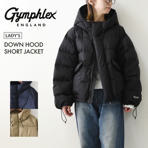 Gymphlex [ジムフレックス] W DOWN HOOD SHORT JACKET [GY-A0876VLP] ダウンフード ショートジャケット・ジャケット・ダウン・フード付き・ショート丈・防寒・アウター・LADY'S [2026AW]