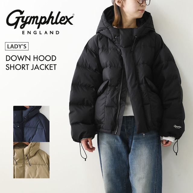 Gymphlex [ジムフレックス] W DOWN HOOD SHORT JACKET [GY-A0876VLP] ダウンフード ショートジャケット・ジャケット・ダウン・フード付き・ショート丈・防寒・アウター・LADY'S [2026AW]
