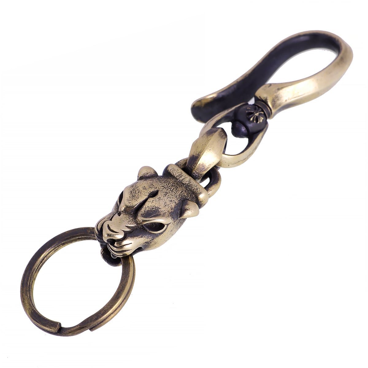 楽天市場】真鍮ブラス ウォレットチェーン クロス 自社オリジナル 最