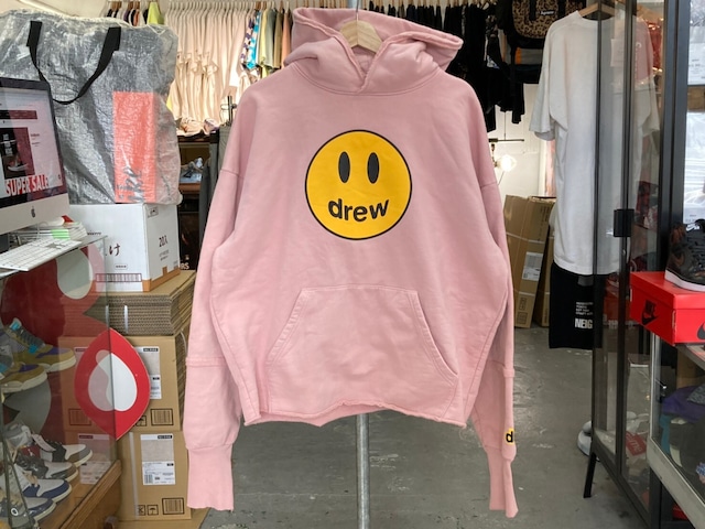DREW HOUSE DECONSTRUCTED MASCOT HOODIE DUSTY ROSE SMALL 2613