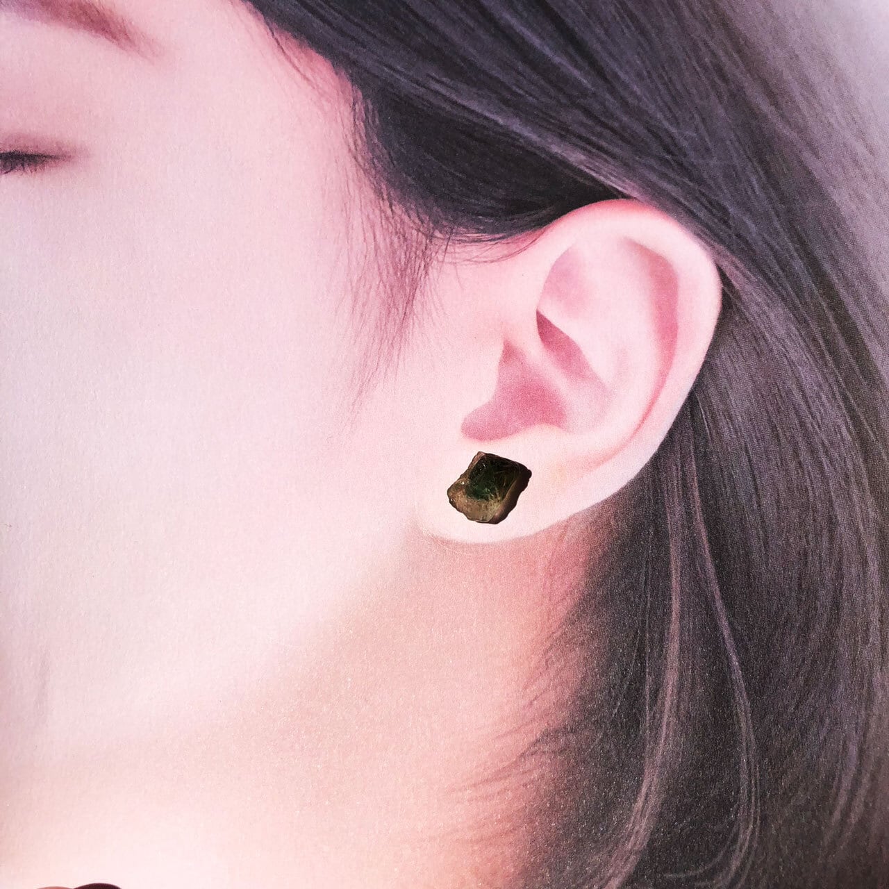 天然石エメラルド×ザンビア産エメラルド10+αピアス14kgf 14kgf ピアス】エメラルド 癒しのグリーン 緑 天然石・5月誕生石