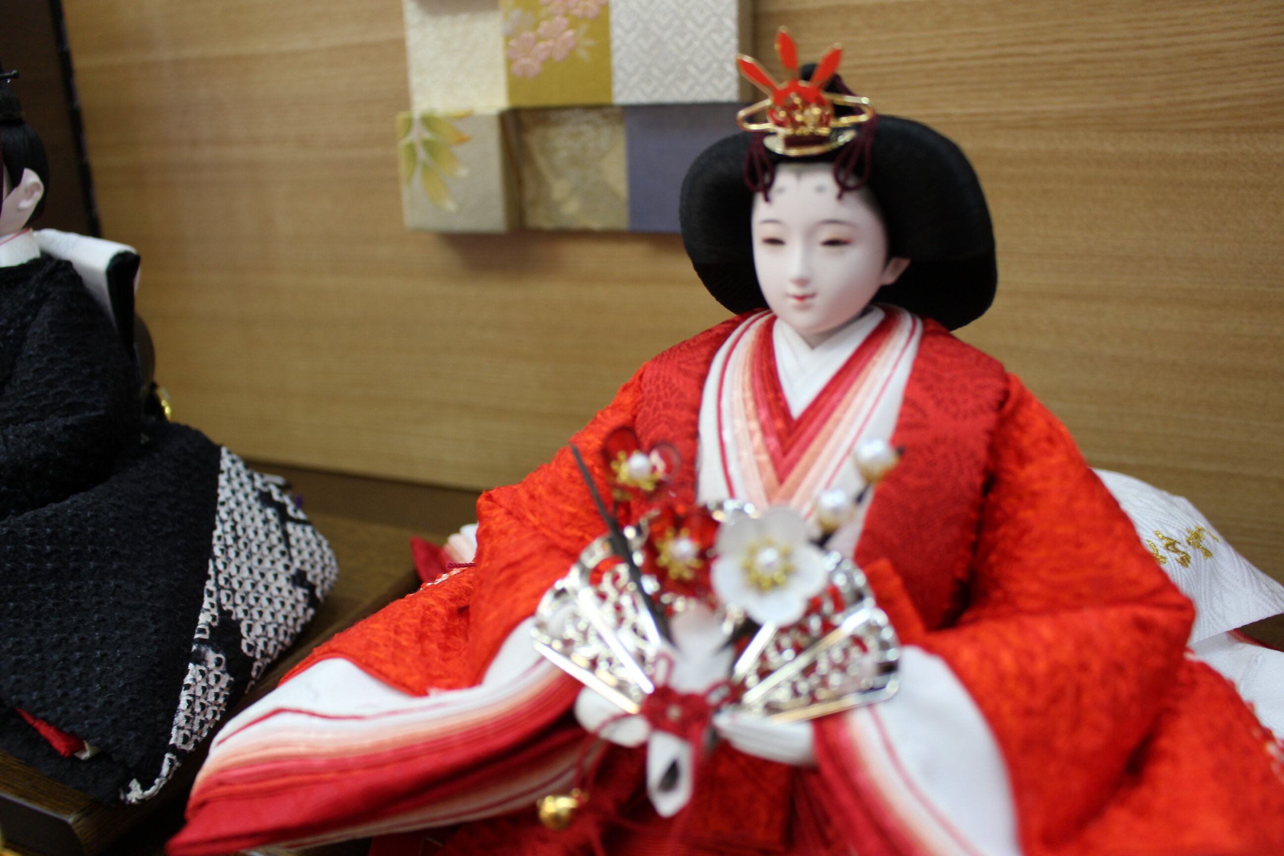 雛人形 衣裳着親王飾り 田村芙紗彦 Cube(キューブ）正絹絞り | SHIMADA