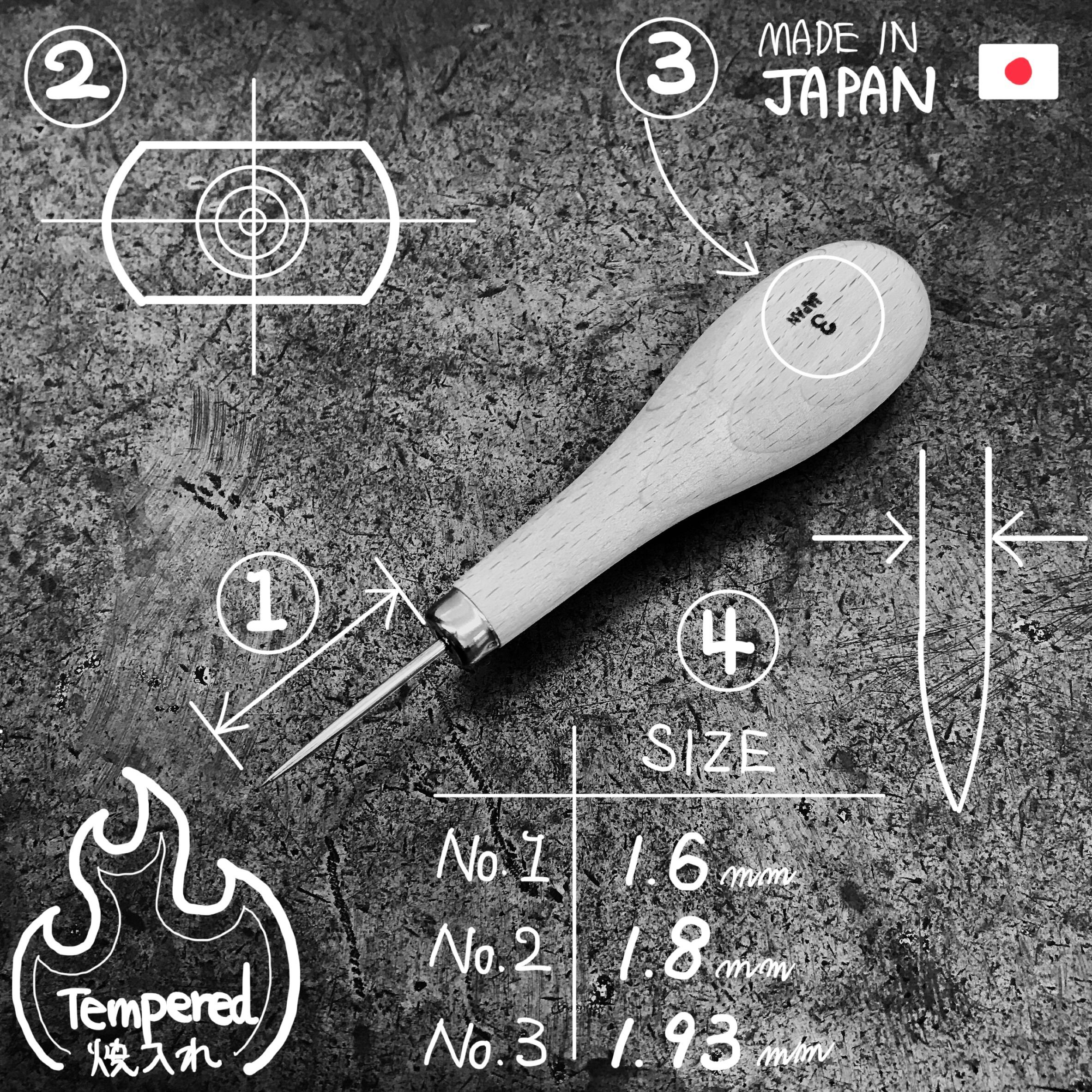 丸ギリ No.3(2.0mm) | okafactory 岡製作所