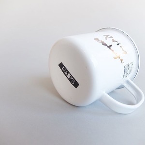 BLANKS / RYUJI KAMIYAMA / CUP / WHITE×YELLOW / ブランクス / 神山隆二 / ホーローカップ / ホワイト×イエロー