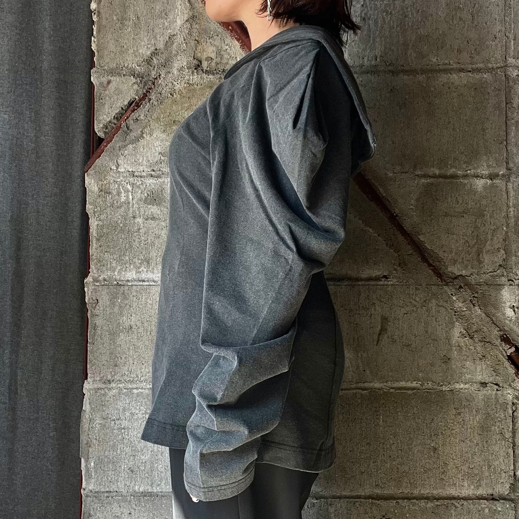 HOLIDAY】 SUPER FINE DRY SAILOR COLLAR L/S TOPS（BLACK） | olaf
