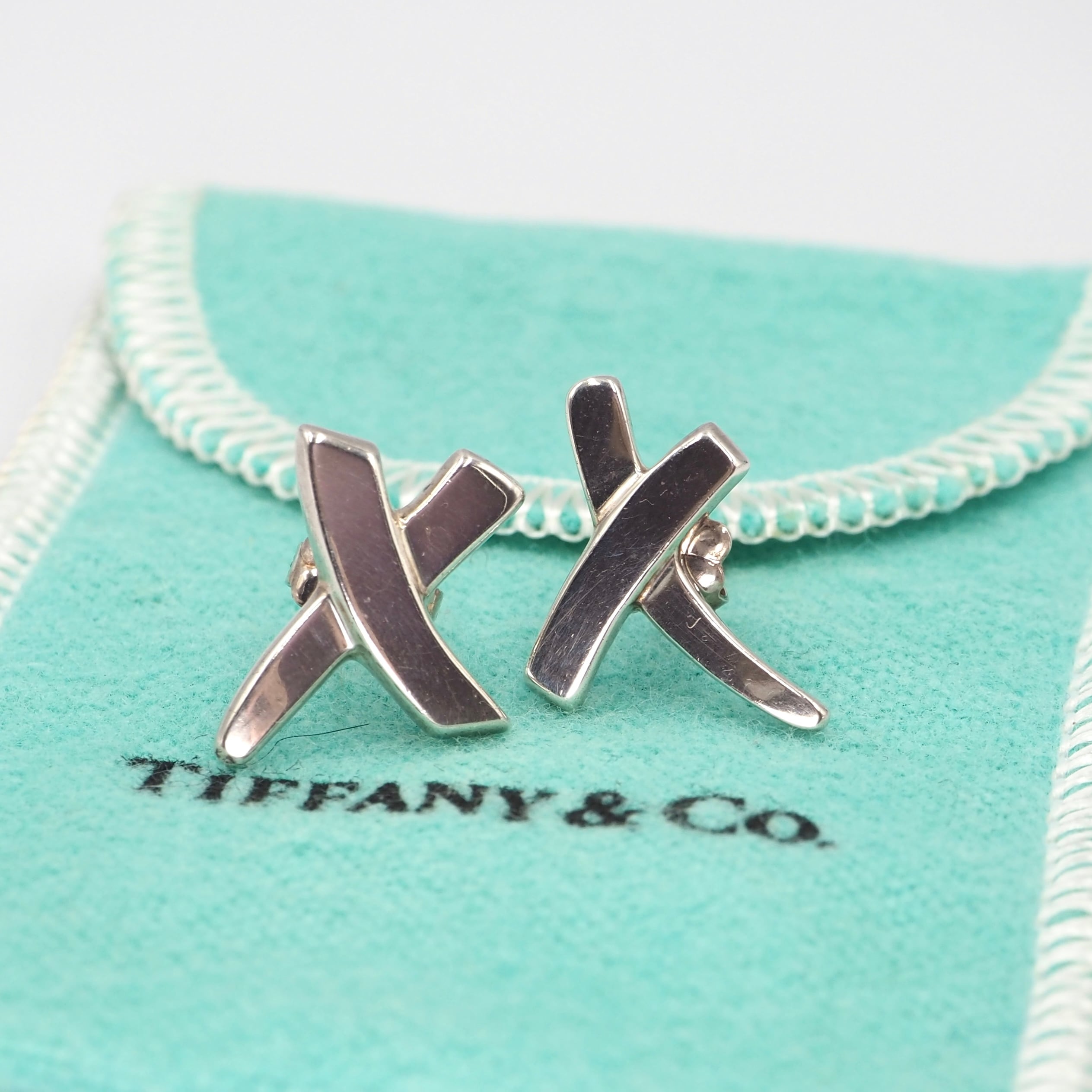 Tiffany&Co. パロマピカソ キス ピアス シルバー シルバー925 ティファニー 保存袋付き
