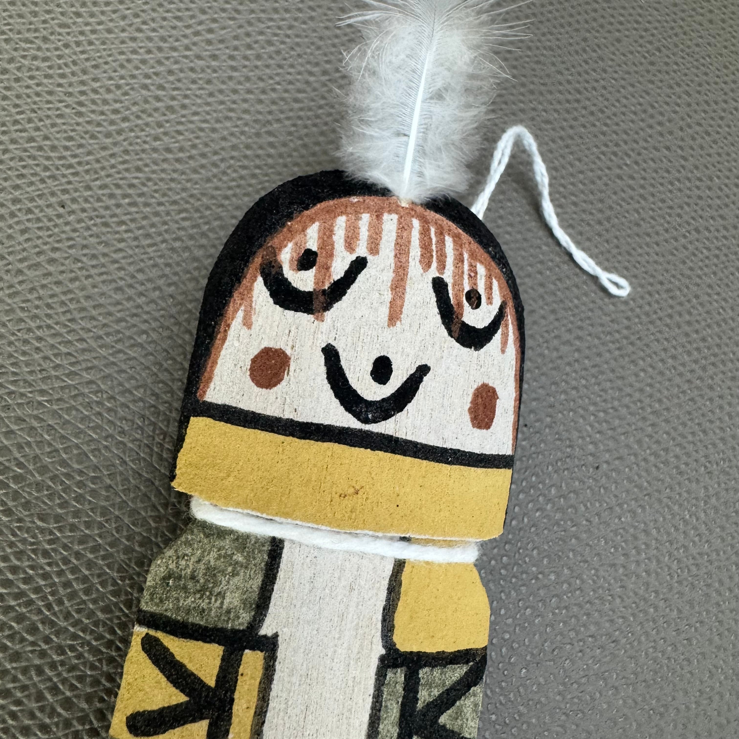 HOPI族（ホピ）アーティスト作 Grand Mother カチーナドール INDIAN
