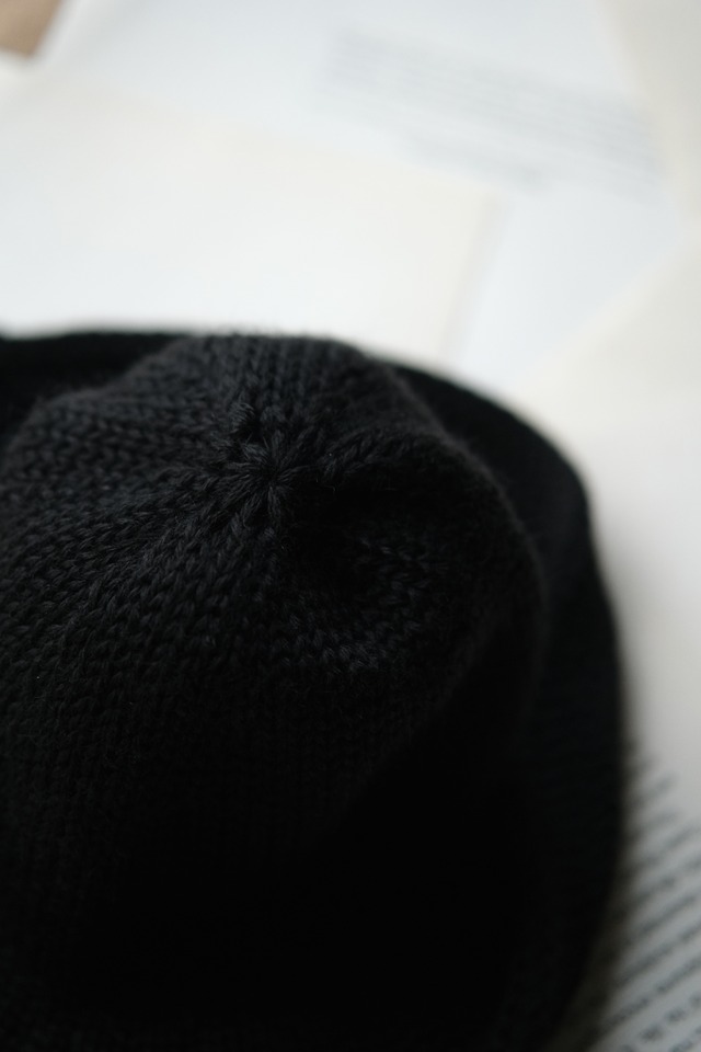 Utah／"LEUCHTFEUER" knit hat／black