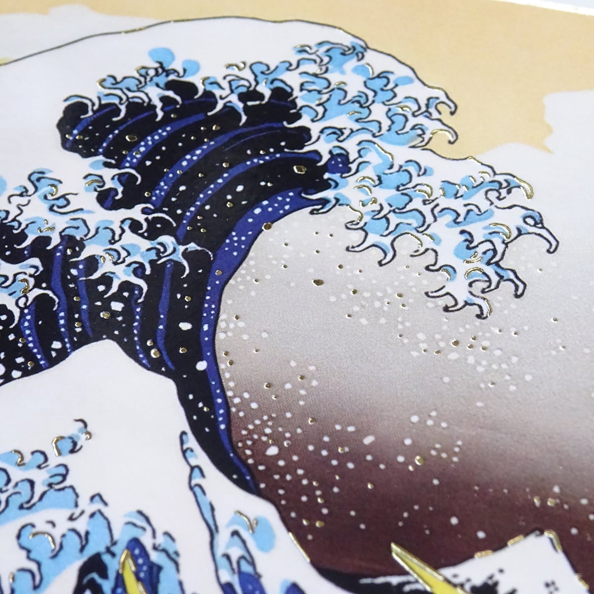 コースター 浮世絵 葛飾北斎 【富嶽三十六景 神奈川沖浪裏】(Luka