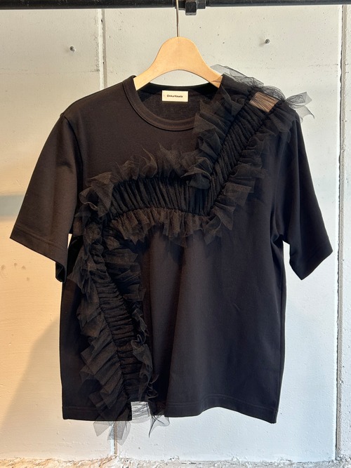 CHIKAKISADA  tulle frill tee
