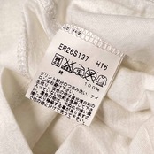 agnès b. アニエスベー ロゴ 半袖 Tシャツ カットソー T1/ホワイト レディース