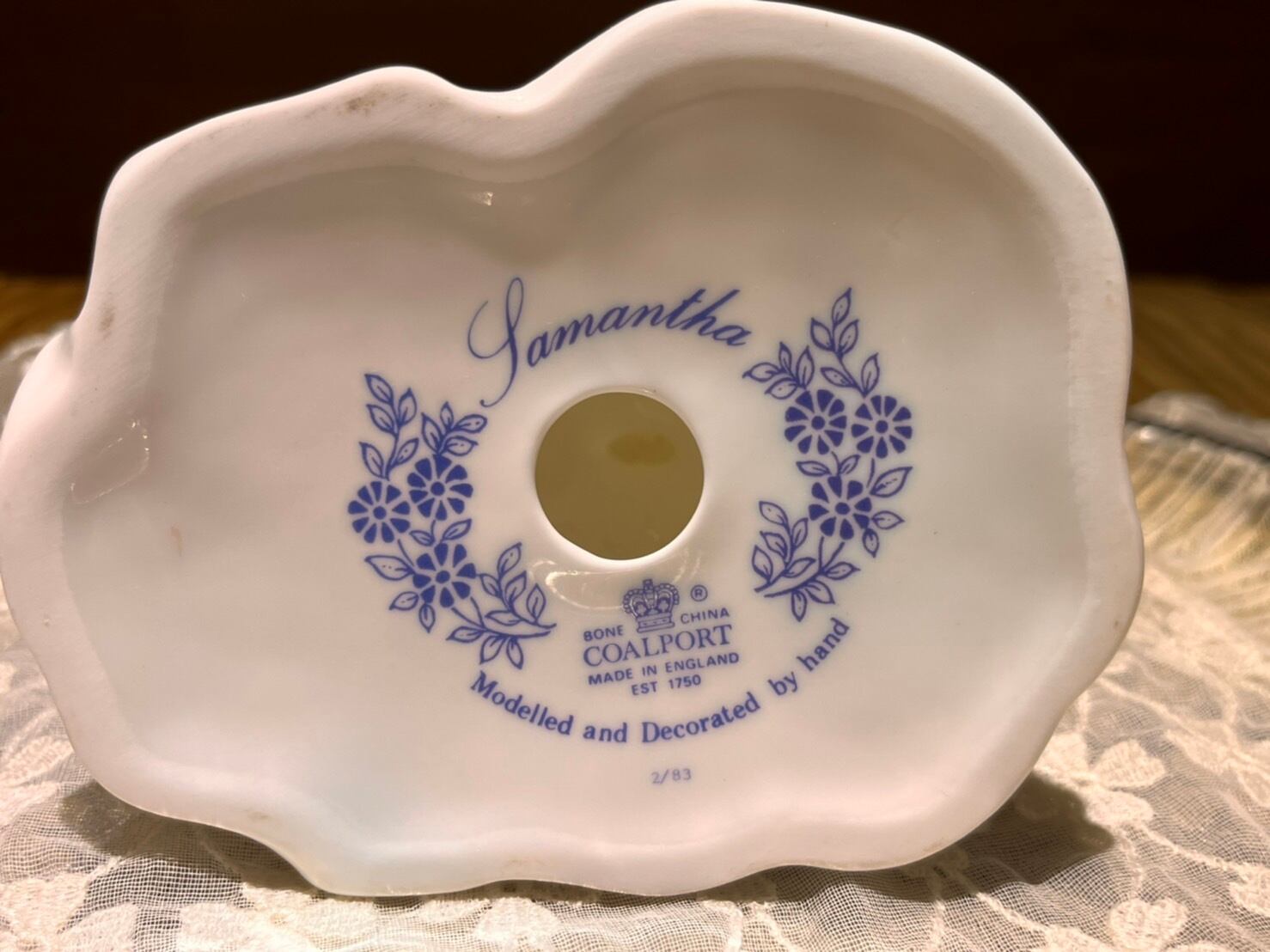 コールポート COALPORT サマンサ フィギュリン | アンティークyumikichi