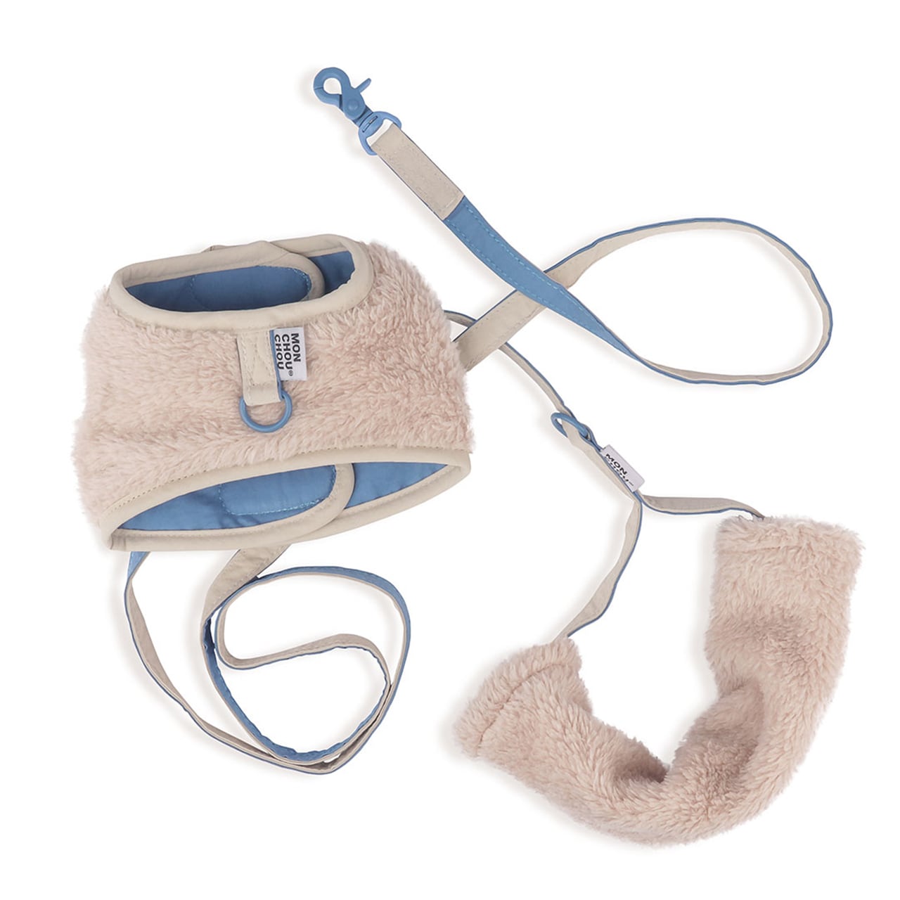 Hi Bear Fur Harness(Beige) / monchouchou