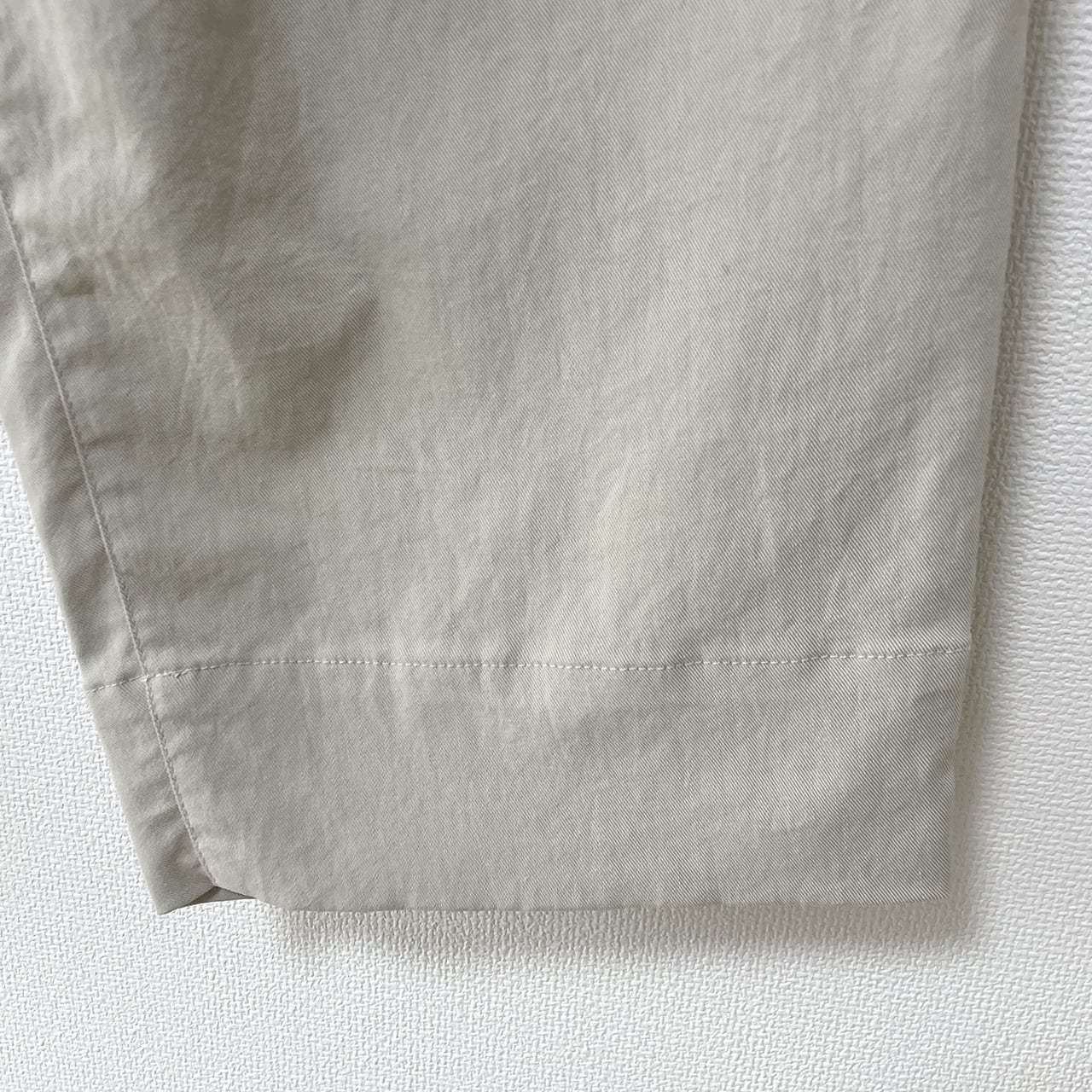 ONE TUCK STRETCH PANTS -IVORY- | 8G SHOOT WEBSTORE