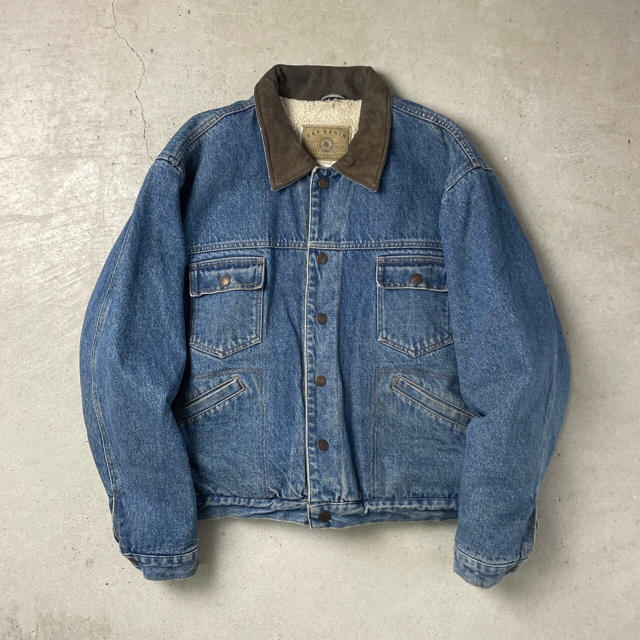 90年代 OLD GAP DENIM オールドギャップ デニムボアジャケット メンズ 