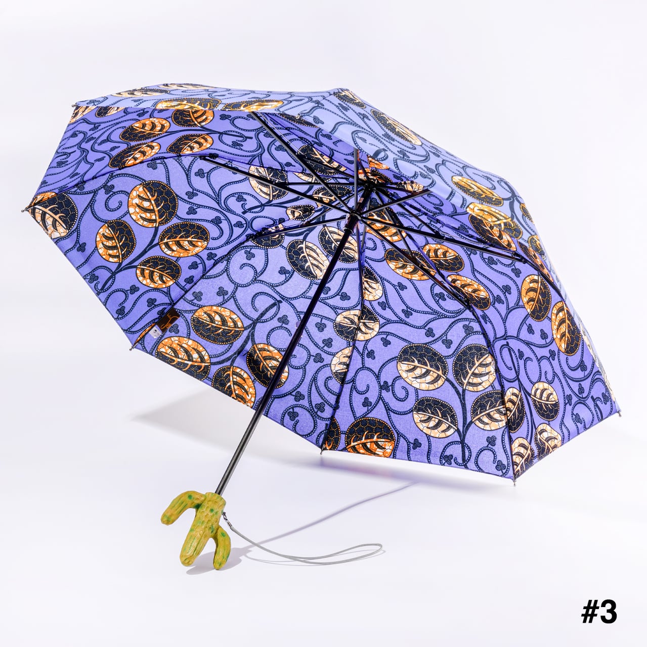 サボテンのアフリカンプリント 晴雨兼用傘 | lalasenorita