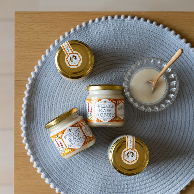 送料無料 15本セット【完全非加熱生はちみつ】キルギスの白いはちみつ 250g（活性酵素、無添加、無農薬）新ラベルになりました